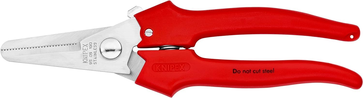 Knipex Cisaille universelle gainage PVC par extrusion 190 mm 95 05 190