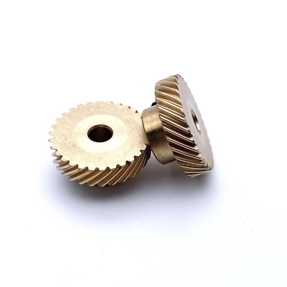 1.5M 20T Right Handed Helical Gear Keyway Hole 1.5 Module 20 Teeth Staggered Helical Pinion Spiral Miter Gear Spiral Mechanical(Bore 16mm Keyway 5x2.3mm)