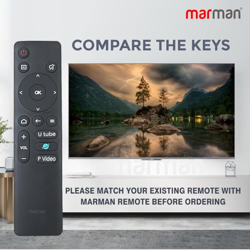 Image of marman Compatible with Lloyd Tv Remote Control Original Suitable for UHD FHD 4K LED TV Non Voice Command & No Bluetooth Connection with Streaming Apps - Pairing is Not Required