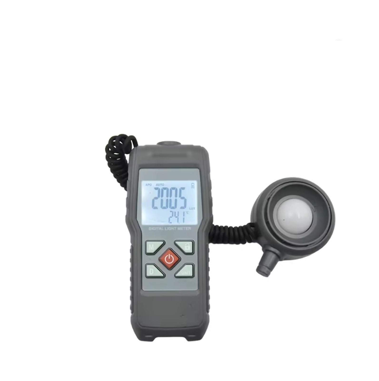 Medidor de luz, Mini fotómetro Digital 199.900 Lux / 19.999 FC Iluminómetro Fotómetro