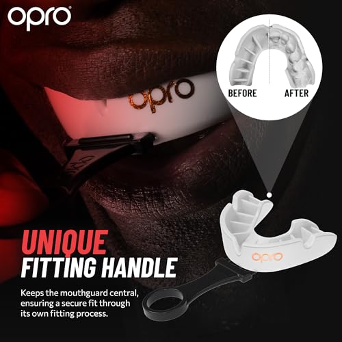 Opro マウスガード セルフフィット ブロンズレベル 大人用 白