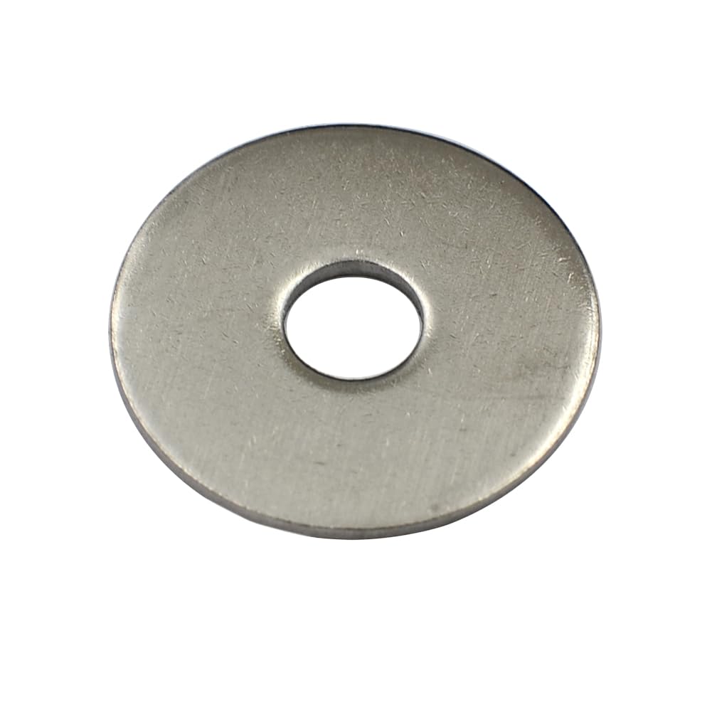 DGOL 70 pcs 1/4 x 1 inch 304 Stainless Steel Fender Washer, Outer Diameter 1 inch Flat Washers