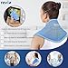 REVIX Neck Ice Pack Wrap – Reusable Hot Cold Gel Pack for Neck and Shoulder, Large Flexible Design with Soft Plush Lining, Cervical Gel Ice Wrap Ideal for Post-Workout Recovery, Fatigue & Relaxation