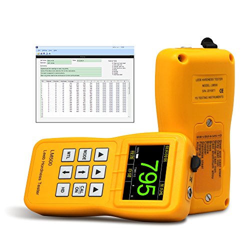 Image of YUSHI LM500 Portable Leeb Hardness Tester with Standard D Type impact device and High definition IPS screen w /D Test Block