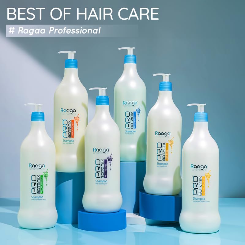 Image of Raaga Professional Pro Botanix Colour Protect Shampoo with Sunflower Oil | Helps Protect and Retains Hair Color, Reduces Breakage | Suitable For Men and Women (1000 ml)