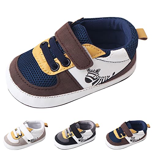 Color Block Baby Canvas Sneakers Infant Toddler Shoes Boys Girls Lightweight Comfortable Baby Walking Shoes Stage 12