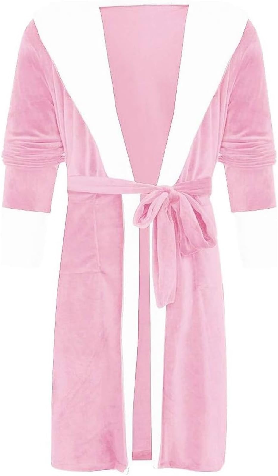 Szlafrok Plus Size Fuzzy Fleece Robe Damska Piżama Miękkie, Lekkie, Ciepłe Szlafroki Z Kapturem Odzież(C,S)