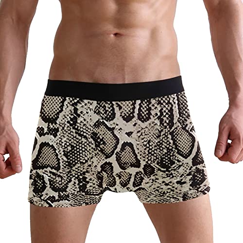 susiyo Retro Snake Skin Boxer Briefs for Men Underwear Multisize3