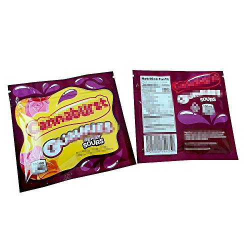 Mr.Ma Rich Mylar Bags Smellproof Ziplock Resealable Heatseal Bags No Labels/Empty bag 4x4in(C-Berry Sours, 25) Mr.Ma Rich Mylar Bags Smellproof Ziplock Resealable Heatseal Bags No Labels/Empty bag 4x4in(C-Berry Sours, 25)