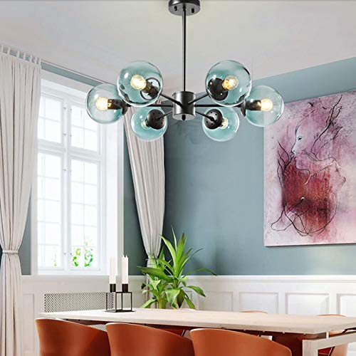 Lustres en verre sputnik pour illuminer une cuisine moderne - 3
