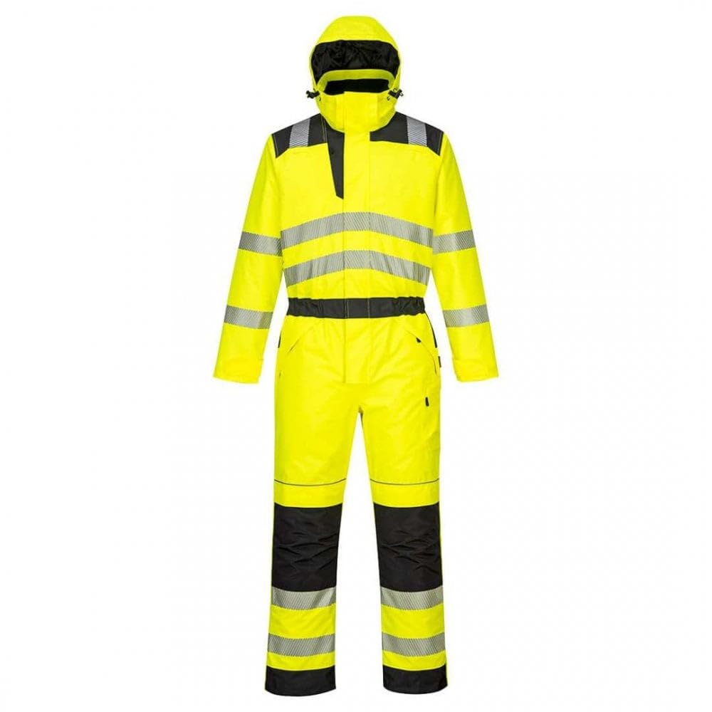 Portwest PW3 - Tuta invernale ad alta visibilità, taglia L, colore: Giallo/Nero