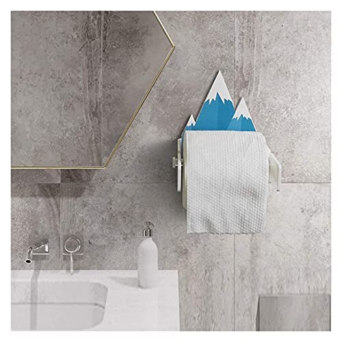 Rahyma Weiping - Toilet Paper Holders Flower Wall-Mount Paper Towel Holder Creative Acrylic Toilet Roll Holder For Bathroom Home (Color : A, Size : Large) #TOP3