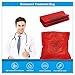 GUDGI 2-4 Gallon Red Polypropylene Biohazard Disposal Bags with Warning Label/Sterilization Indicator,24