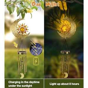 Best Gift Moon Wind Chimes for Mom 13 51P+OPakC3L. AC US299
