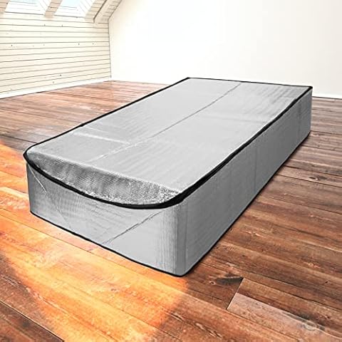 GCGOODS Attic Stairs Insulation Cover 25" x 54" x 11", Attic Door Insulation Covers, Attic Stairway Insulated Tent with Easy Zipper Access, Energy Saver Attic Ladder Insulation Cover Cover