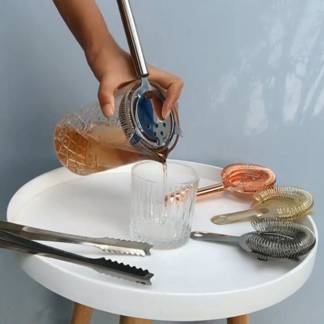 Colino Da Bar Hawthorne In Acciaio Inox | Filtro Cocktail Professionale Per Bartender - Foto 5