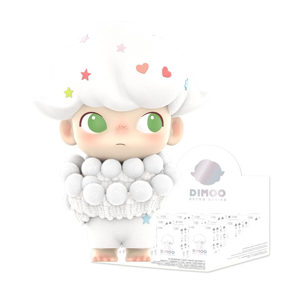 POP MART DIMOO Retro Series Figures Collectible Character Series Whole Set（12Boxes） 2.5 inches Articulated Character Premium Design gifts for women Fan-Favorite blind box Collectible Toy Art Toy — image 1