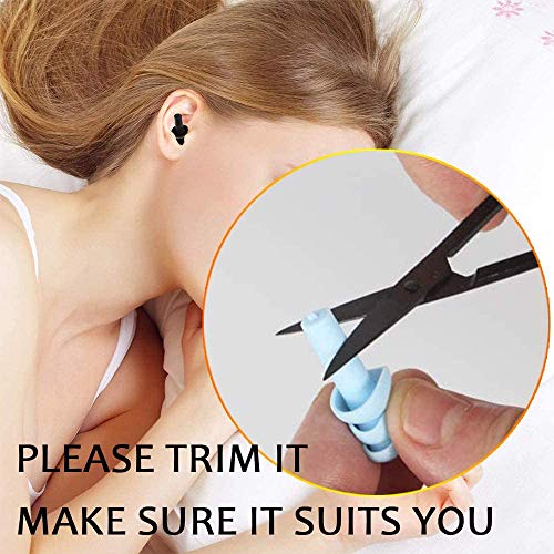 Earplugs For Sleeping, 18 Pairs Silicone Ear Plugs For Swimming With Aluminum Carry Case Noise Reduction For Learning, Hearing Protection, Concerts, Airplanes, Shooting For Woman, Man, Kids (18) #TOP3