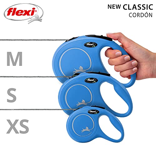 Miniatura 5 de Flexi® Classic M Cordón 8 m Azul, Correa Extensible para Perros hasta máx. 20 kg