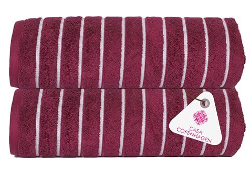 Casa Copenhagen - Egyptian Cotton Ecstatic 2 Pcs Hand Towel (40 X 60 cm) Colour : Burgundy (B0CYLYBBXF) Amazon Price History, Amazon Price Tracker