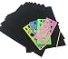 Mseeur Scratch and Sketch Art papers, Scratch Art Rainbow with Two Stylus and Four Different Colors of the Rulers