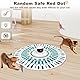 Spessn Interaktives Katzenspielzeug 3-in-1 Versteckspiel Federn Spielzeug,Wiederaufladbar Intelligenz katzenspielzeug,Roter Punkt Elektrisches Katzenspielzeug für Katzen jeden Alters