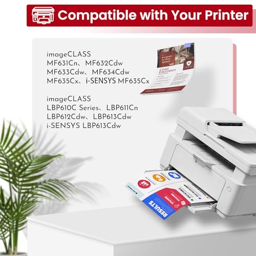 Image of 045 Toner Cartridge set 4-Pack(BK /C /M /Y) High-Yield Compatible CRG045 Toner Replacement for Canon 045 CRG-045 Toner for Color imageCLASS MF634Cdw MF632Cdw LBP612Cdw LBP613Cdw MF631Cn Printer
