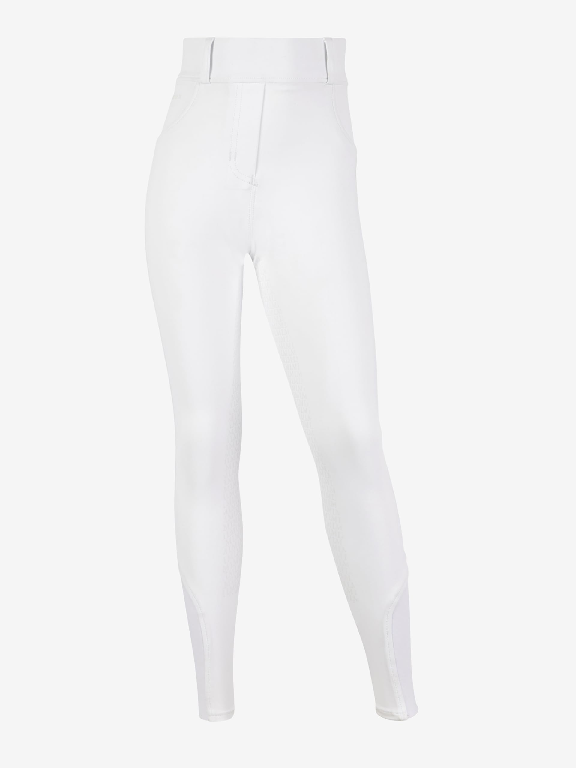 Lemieux White Young Rider Remi Breggings - Full Seat Silicone Grip - Breech/Pull On Hybrid - 9-10Years