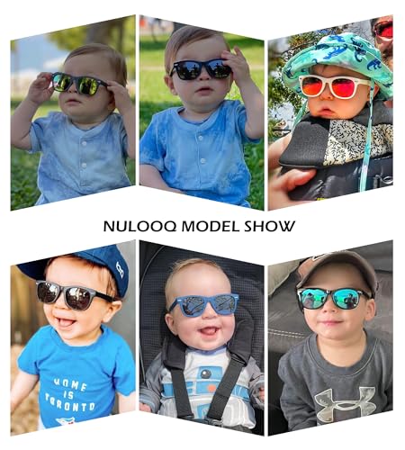 Polarized Baby Sunglasses with Strap - Unbreakable Flexible Infant Sunglasses for Toddlers Age 0-24 Months2