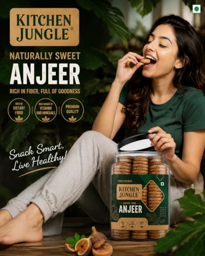 Image of Kitchen Jungle Dry Figs | Anjeer Afghani Medium Size (1000 Grams)