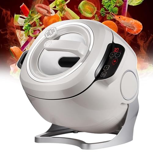 360° drehbarer Kochtopf, 6-l-Kochautomat, Reisroboter mit 3D-Rundumerwärmung, Multifunktionskocher, Trommel-Küchenmaschine mit intelligentem Touchscreen 360° drehbarer Kochtopf, 6-l-Kochautomat, Reisroboter mit 3D-Rundumerwärmung, Multifunktionskocher, Trommel-Küchenmaschine mit intelligentem Touchscreen