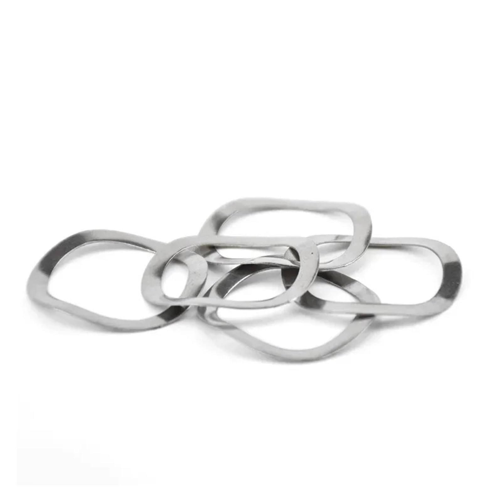 304 Acier Inoxydable M3 M4 M5 M6 M8 M10 M12 M16 Trois Vagues Entretoises Crête Ressort Rondelle Joints Anneau(M16x21x0.3)