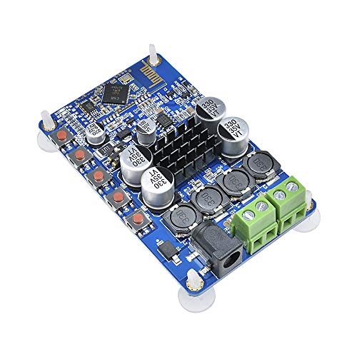 Diymore TDA7492P 50W+50W CSR8635 2x50W Dual Channel Stereo Amplifier DIY Module Wireless Digital Bluetooth 4.0 Audio Receiver Amplifier Board with Heatsink