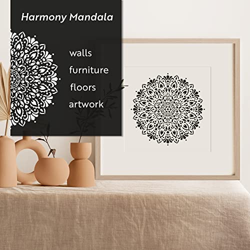 Harmony Mandala Stencil Template - Reusable Stencil For Painting Mandala Designs #TOP7