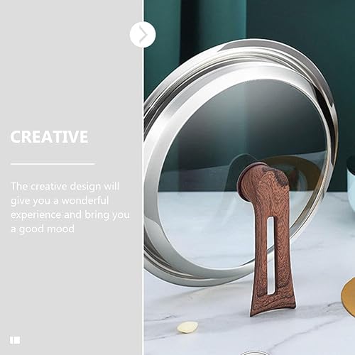 Miniatura 7 de Luxshiny Tapa de olla de cocina de acero inoxidable, tapas de sartén de vidrio, tapa de sartén visible, tapas de wok, tapa de repuesto para