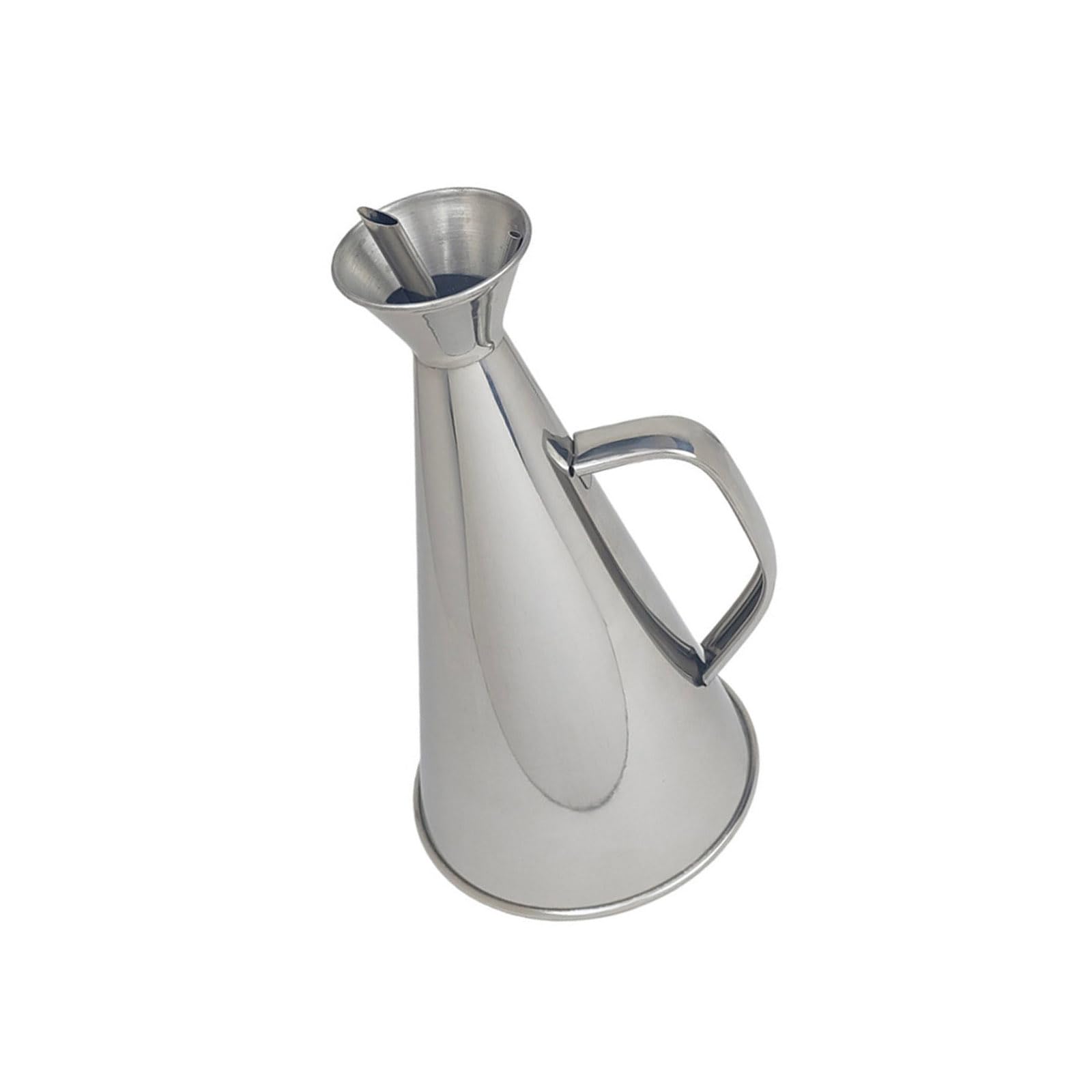 Msioytog Nonrust Steel Oil Bottle Feature Ergonomic Handle and Sturdy Construction Ergonomic Oil Pourer Pourer