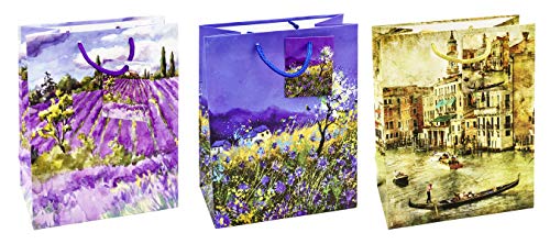 TSI 86017 Sacchetti da Regalo, 4 Motivi Fine Arts