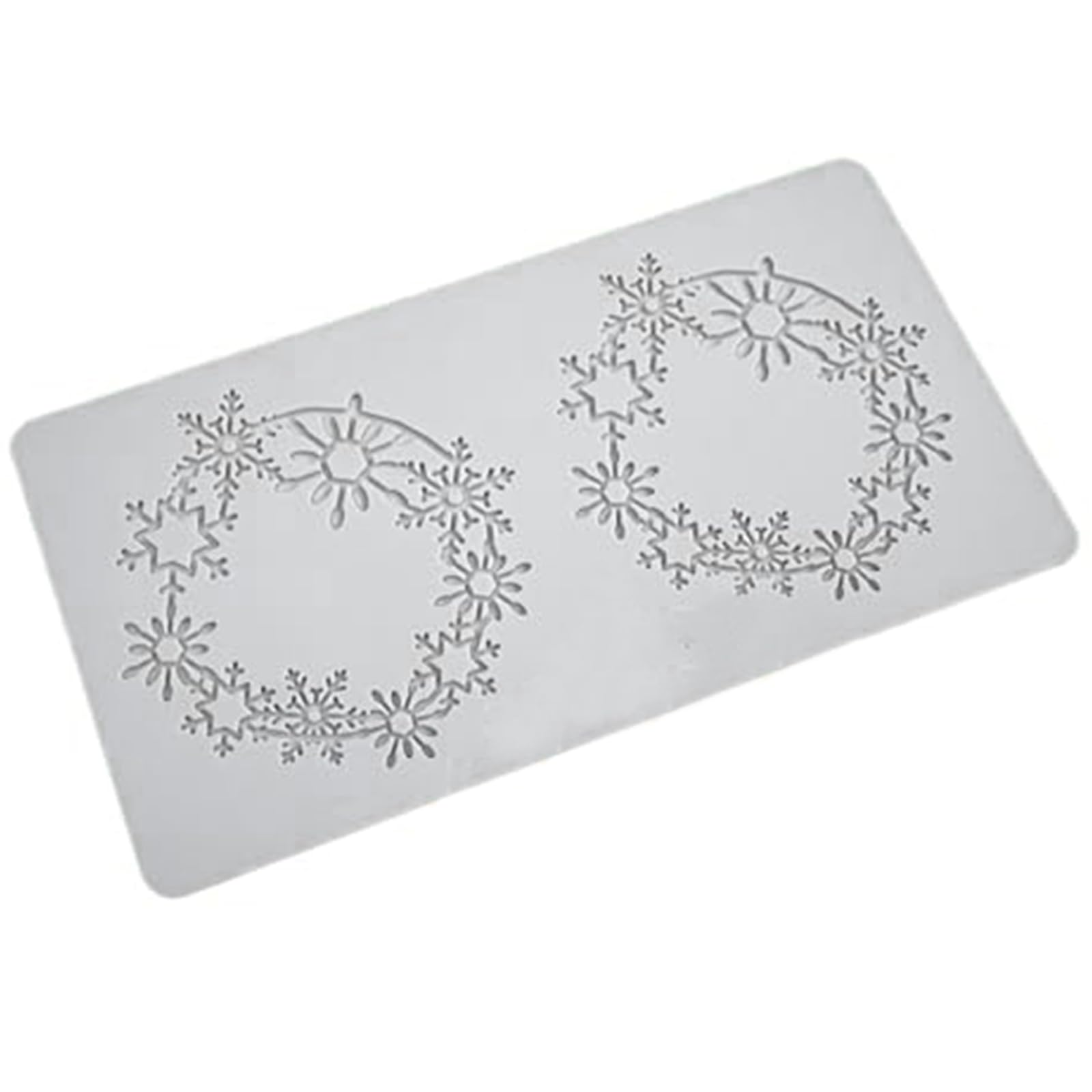 2 Moules En Résine Flocon De Neige, Moules En Silicone Flocon