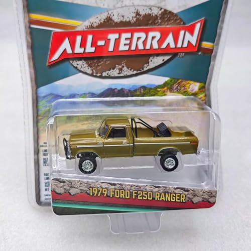 LUNAIPSE 1979 Ford F250 Ranger Lifted with Rollbar - 7cm Scale 1/64 Diecast Truck Model