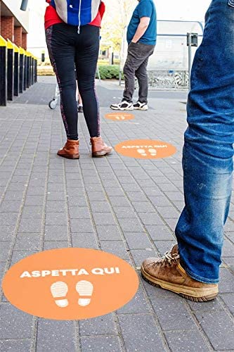 KIT 3 adesivi pavimento 40x40 cm | Adesivi