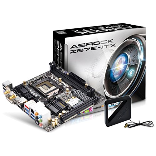ASRock Z87E-ITX Motherboard (Socket 1150, Z87 Express, DDR3, S-ATA 600, WiFi, Mini ITX, Haswell, Supports 4th Generation IntelCore Processors)