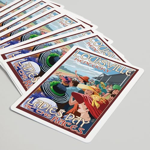 Lantern Press Louisville Kentucky Baraja Poker 52 Cartas miniatura 5