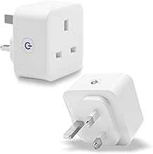 Smart Life Plug,Alexa Smart Sockets,WIFI Socket,13A Wireless Socket,2.4GHz Remote Control Plug,2 Pack Compatible with Alexa/Google Home/IFTTT Timer Plug Switch Voice Control,No Hub Required