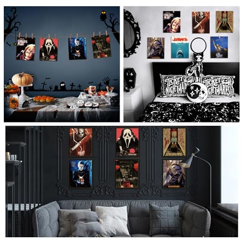 Eartim SA-E00479 9Pcs Horror Classic Movie Characters Poster Set thumb #5