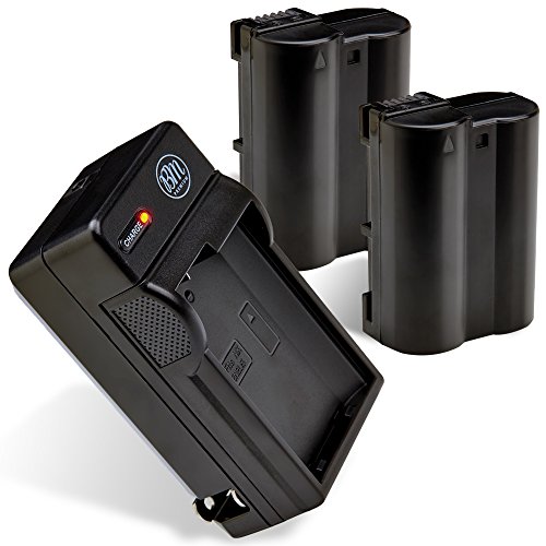 Pack-of-2-EN-EL15-Batteries-and-Battery-Charger-Kit-for-Nikon-1-V1-D600-D610-D800-D7000-D7100-Digital-SLR-Camera-More