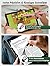 Tablet Stift MEKO 2 Pack Touchscreen Stift 2 in 1 Gummi Stylus Touch Pen für alle Handys/Tablets Switch, iPhone i-Pad Air/Pro/Mini, Samsung, Huawei, Xiaomi usw. Schwarz+Rose Gold
