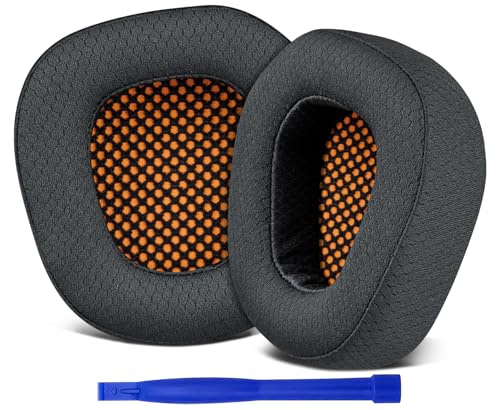 SOULWIT Earpads Reemplazo para NUBWO G06/N16 Audífonos Gaming, Almohadillas con Espuma de Alta Densidad - Negro miniatura 1