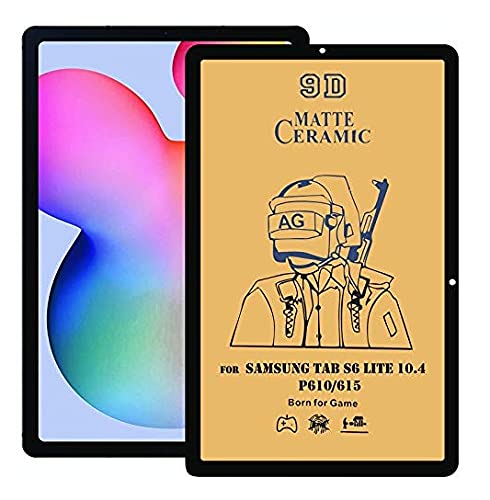 COVER CAPITAL HD Clear Anti-Fingerprint Matte Tempered Glass For For Samsung Galaxy Tab S6 Lite 10.4" Inch (SM-P610 T615) -Black Edges [Matte Feel Temper(Its Not Glass)] (B09GW6QQKB) Amazon Price History, Amazon Price Tracker