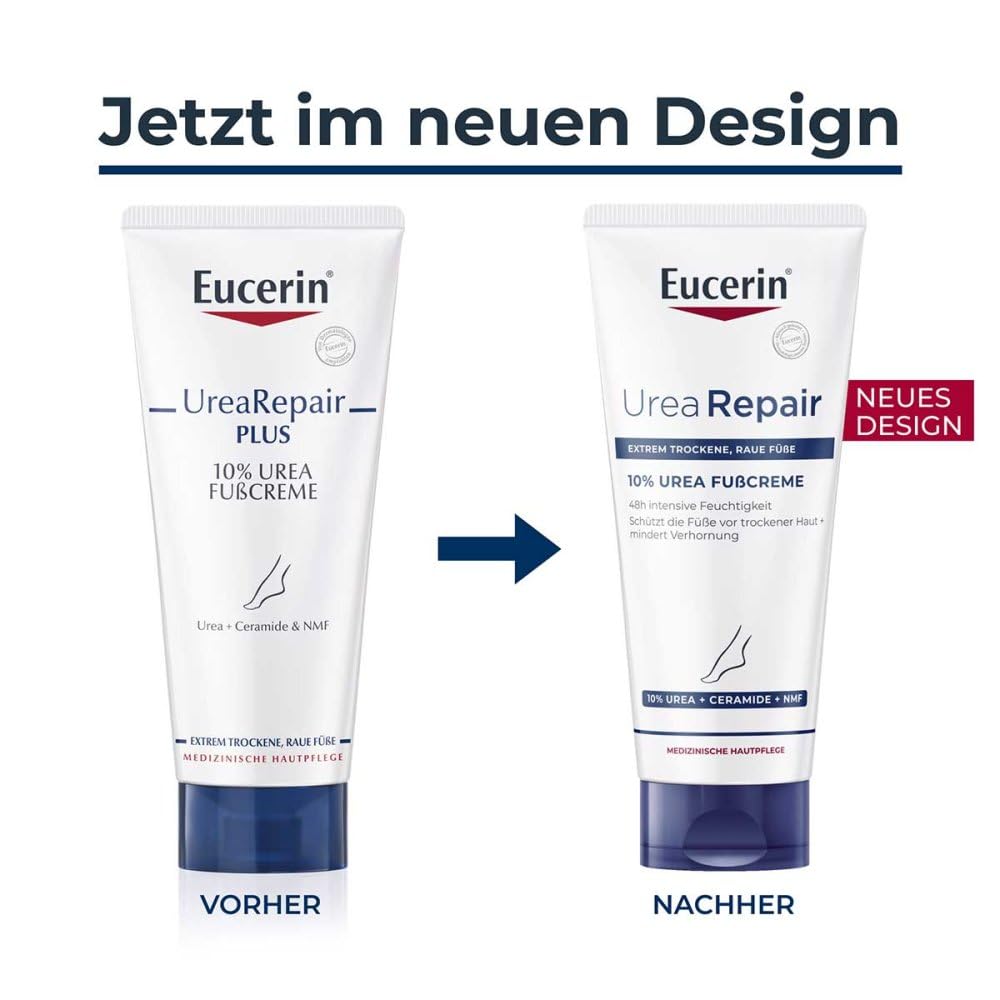 Eucerin UreaRepair plus Fußcreme 10%, 100 ml Kremowa