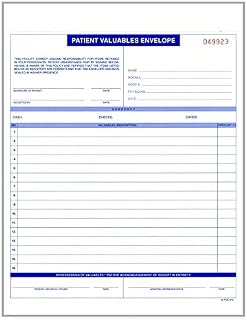 Patient Valuables Envelopes (500 Count)